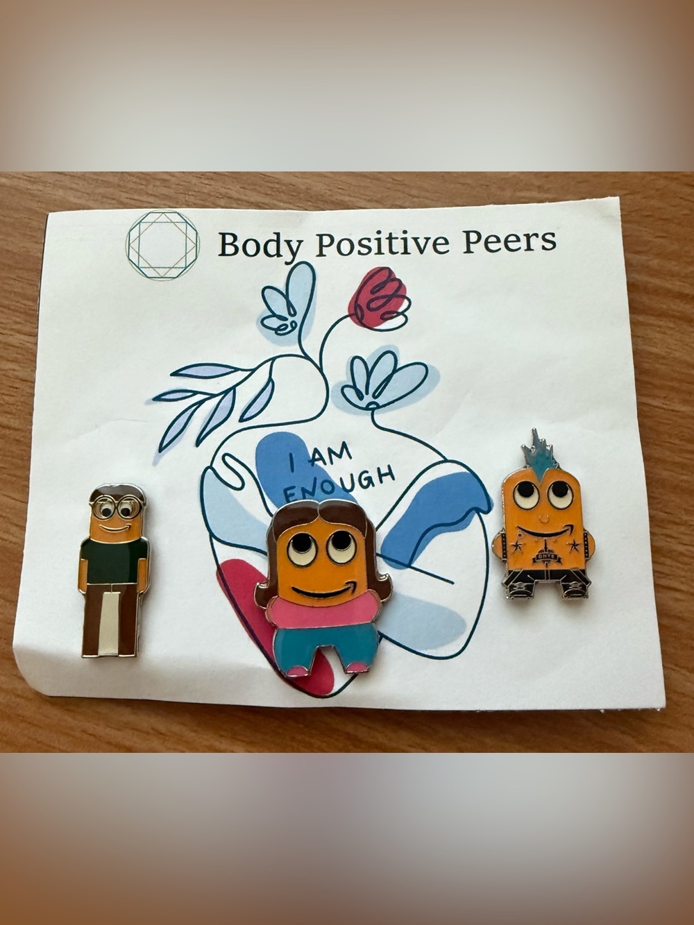 Amazon Employee Body Positive Peccy Pins Set